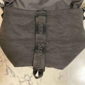 Black supreme cross body bag